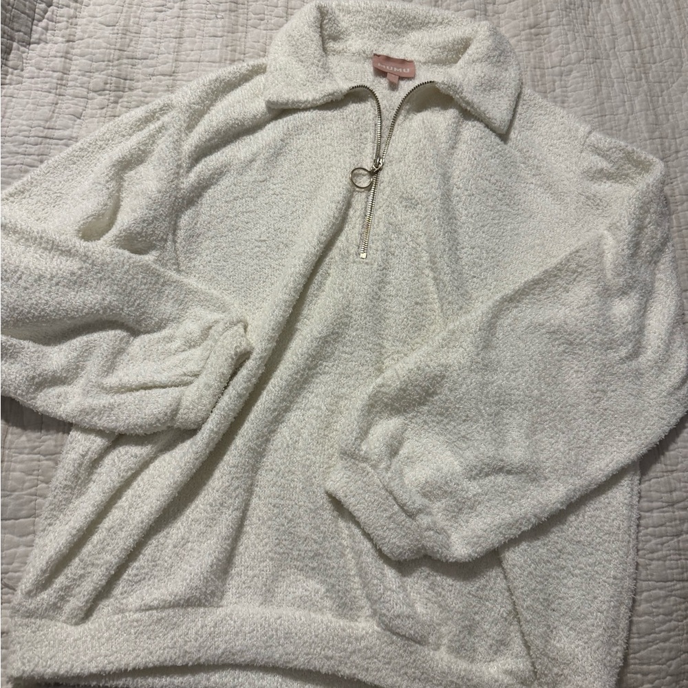 Show Me Your MuMu Cream Teddy Jacket